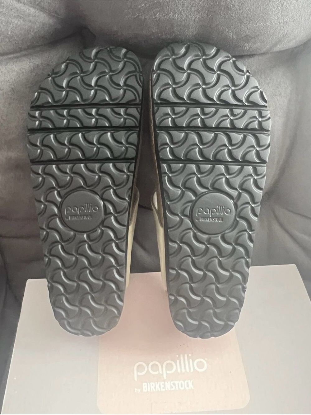 Birkenstock Papillio Gizeh eucalyptus Flex Vegan Leather Platform Sandals 36 - Picture 6 of 8